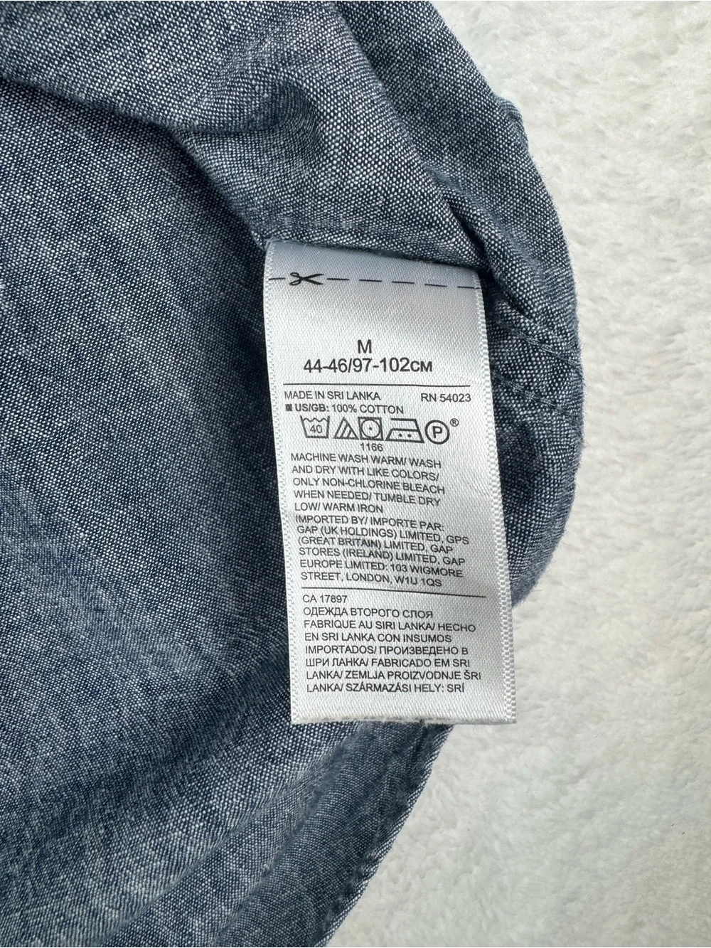 Banana Republic Men's Short-Sleeve Button-Down Shirt - Grey